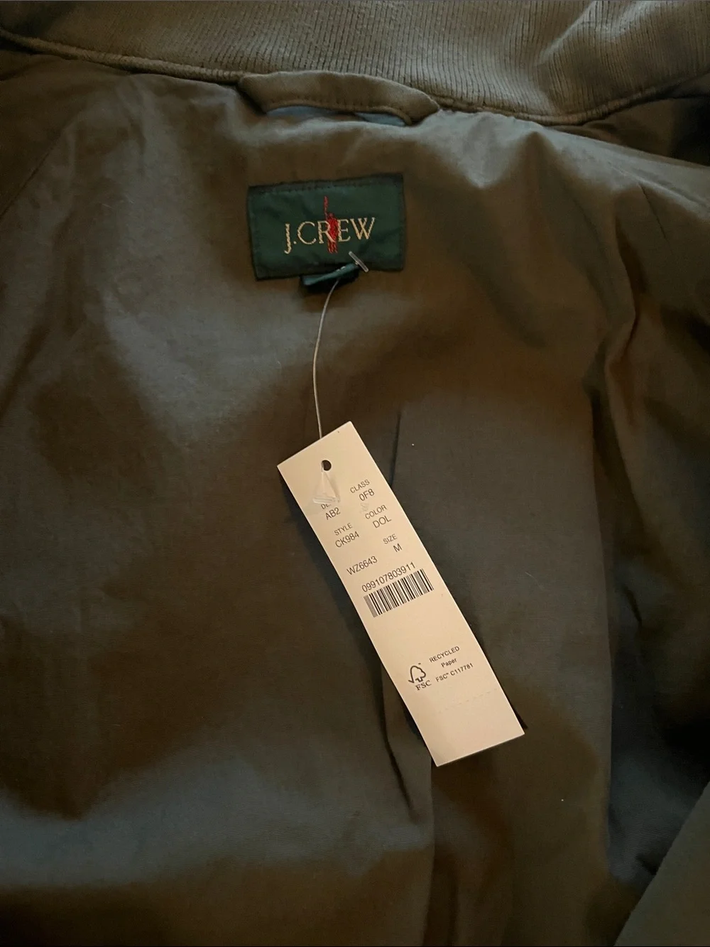 J. Crew Cotton Bomber Jacket